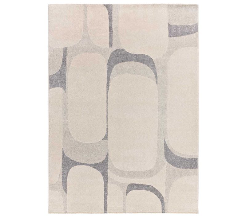 Tapis Abstrait Porto 12915 Crème/gris 80x150 Cm