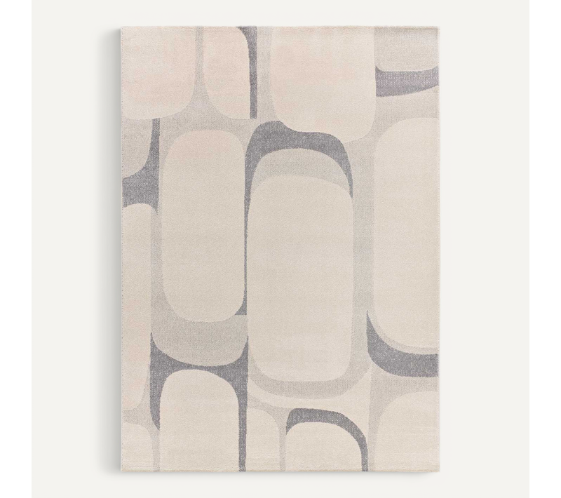 Tapis Abstrait Porto 12915 Crème/gris 160x230 Cm