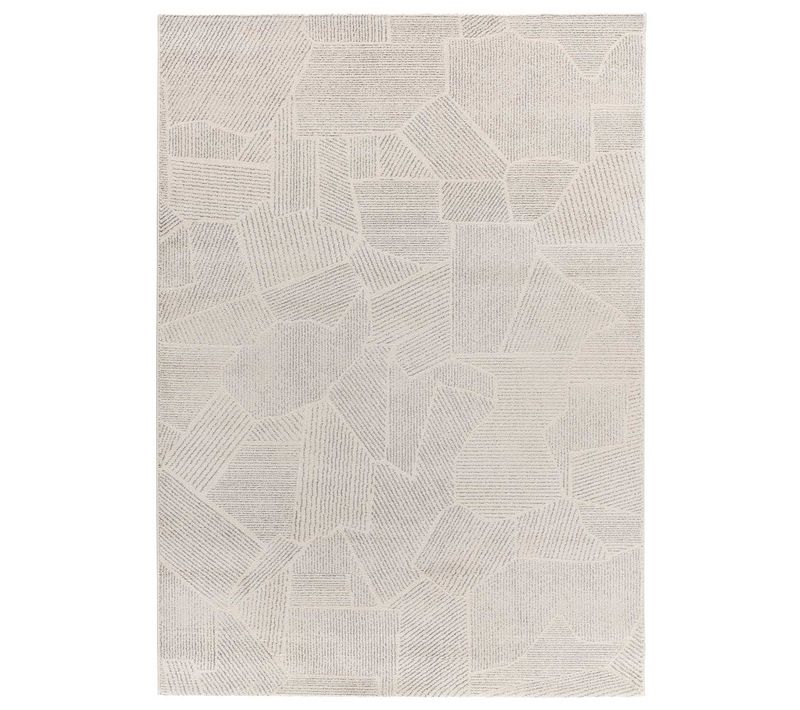 Tapis Abstrait Porto 12919 Crème/gris 80x150 Cm