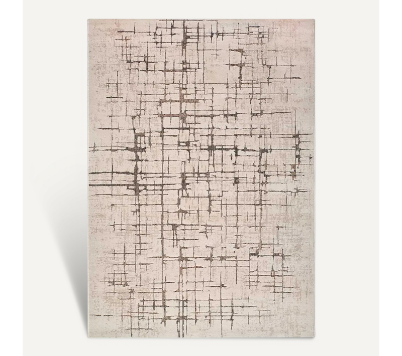 Tapis Moderne Ceres 28001 Crème / Marron 160x235 Cm