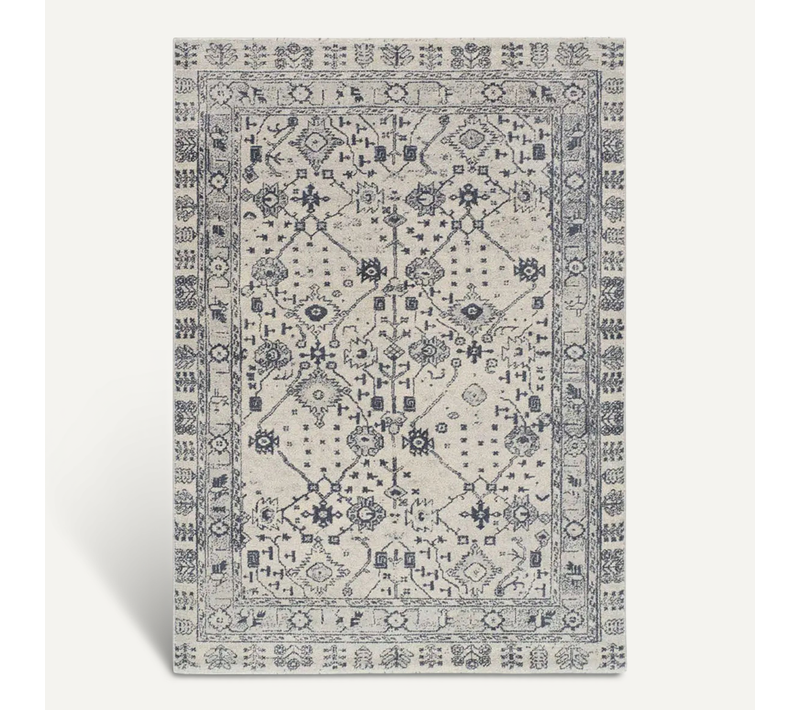 Tapis Vintage Siroco 16803 Bleu / Crème 200x290 Cm