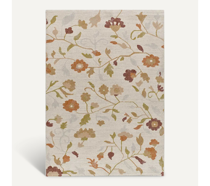 Tapis Motifs Floraux Tamaris 16807 Multicolore / Beige 133x190 Cm
