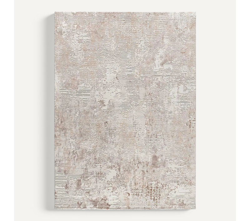 Tapis Abstrait À Relief Oris 5351 Beige 154x230 Cm