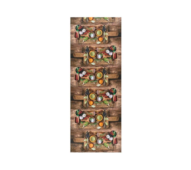 Tapis De Cuisine épices Ricci Herbs Multicolore 52x100 Cm