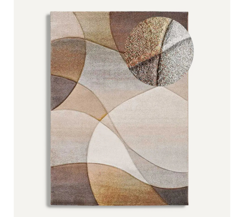 Tapis Abstrait Badet 40377 Terracotta/beige 160x230 Cm