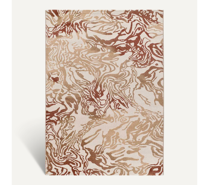 Tapis Abstrait Astra 13004 Rouille/beige 160x230 Cm