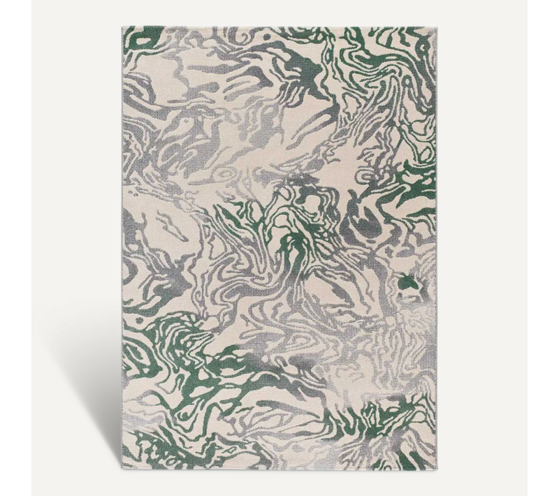 Tapis Abstrait Astra 13004 Vert/gris 80x150 Cm
