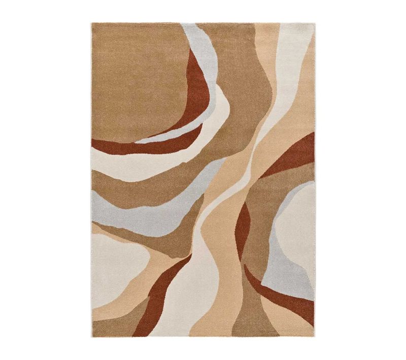 Tapis Abstrait Astra 13006 Beige / Rouille 200x290 Cm