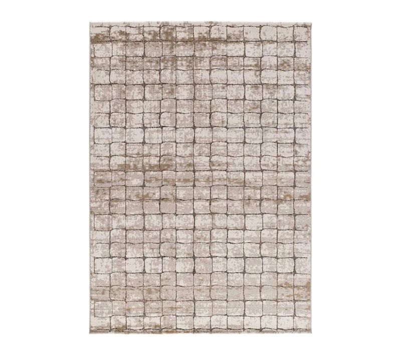 Tapis Géométrique Ceres 71002 Crème / Marron 200x285 Cm