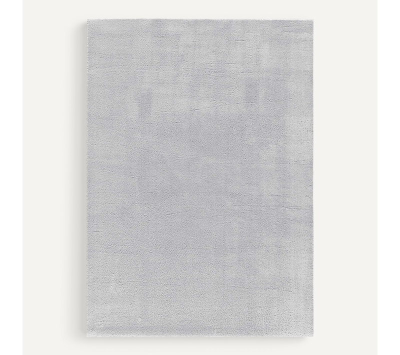 Tapis Lavable Uni Loft Liso Gris 60x120 Cm