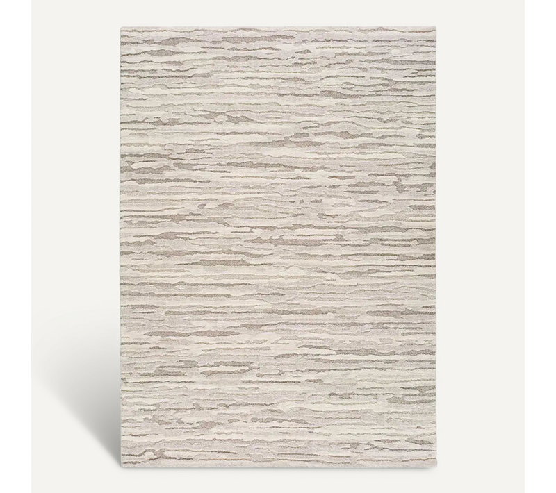 Tapis Abstrait À Relief Yen 59617 Beige 80x150 Cm