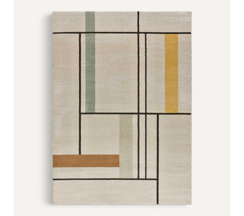 Tapis Scandinave Domus 32302 Beige/multicolore 120x170 Cm