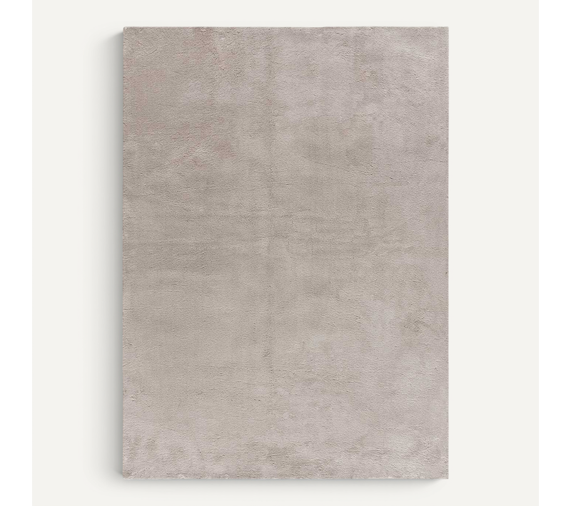 Tapis Lavable Uni Loft Liso Taupe 60x120 Cm