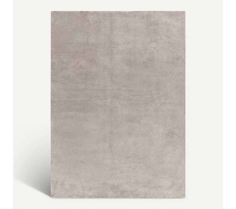 Tapis Lavable Uni Loft Liso Taupe 120x170 Cm