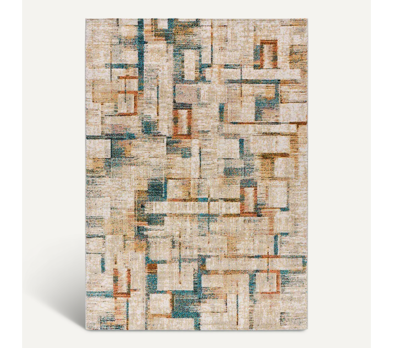 Tapis Abstrait Viva 16728 Multicolore 80x150 Cm