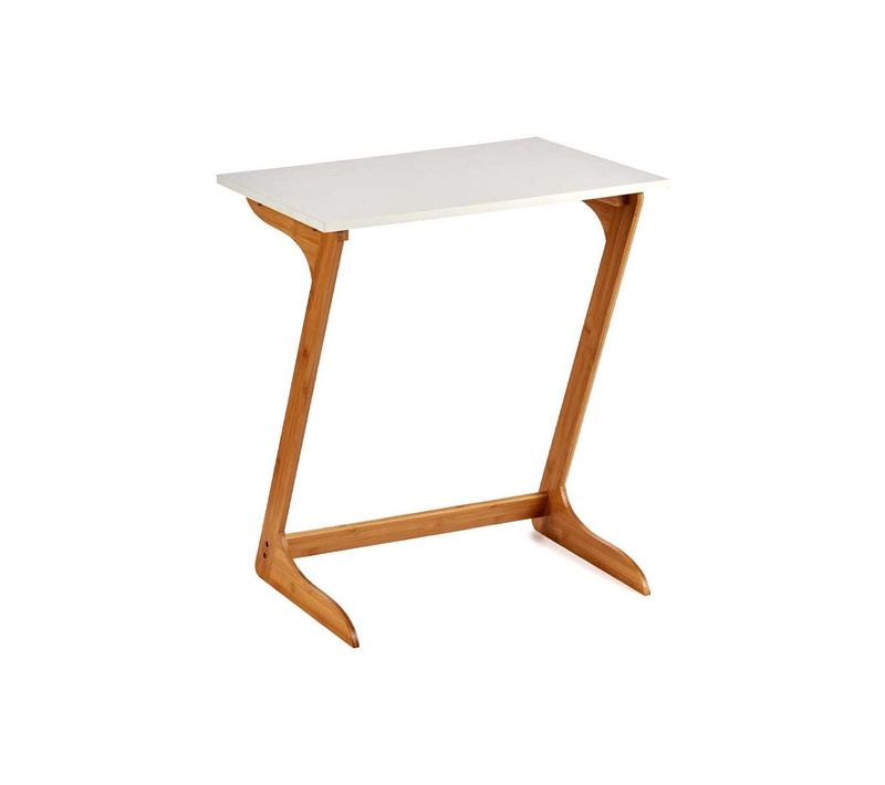 Table D'appoint Bout De Canapé  Table Auxiliaire En Bambou 60x40x69cm