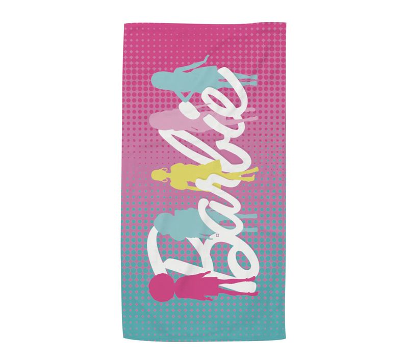 Serviette En Microfibre 70x140cm - Barbie