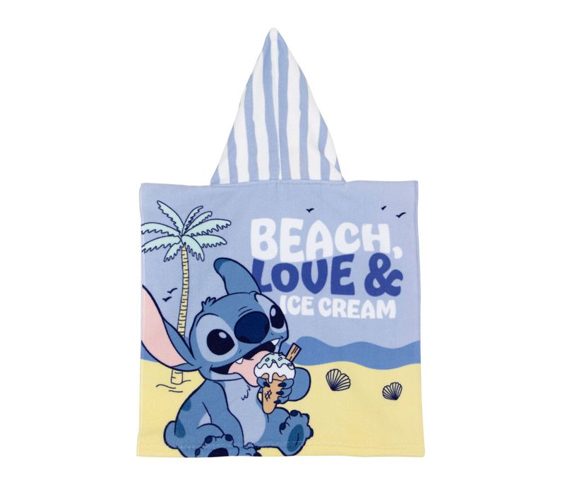 Poncho Microfibre - Stitch (lilo et Stitch) - 50x50 Cm