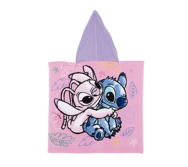 Poncho Microfibre - Angel et Stitch (lilo et Stitch) - 50x50 Cm