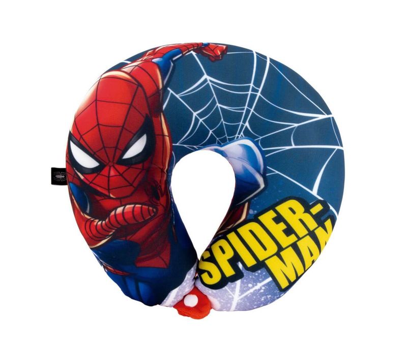 Coussin Tour De Cou - Spiderman - 28x28x6 Cm