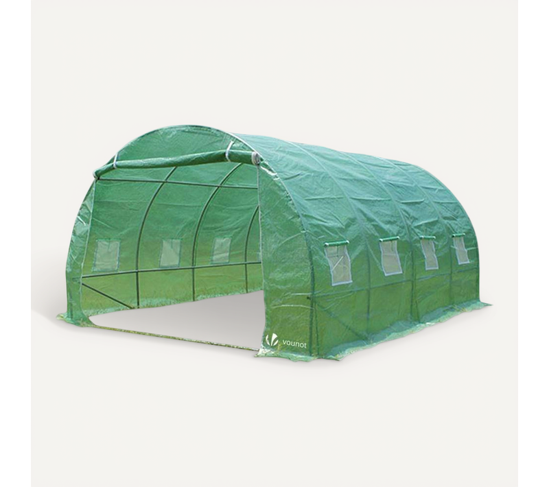 Serre De Jardin Tunnel 12m2 En Acier Galvanise