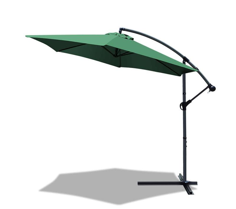 Parasol Deporte 3m Avec Housse De Protection Vert