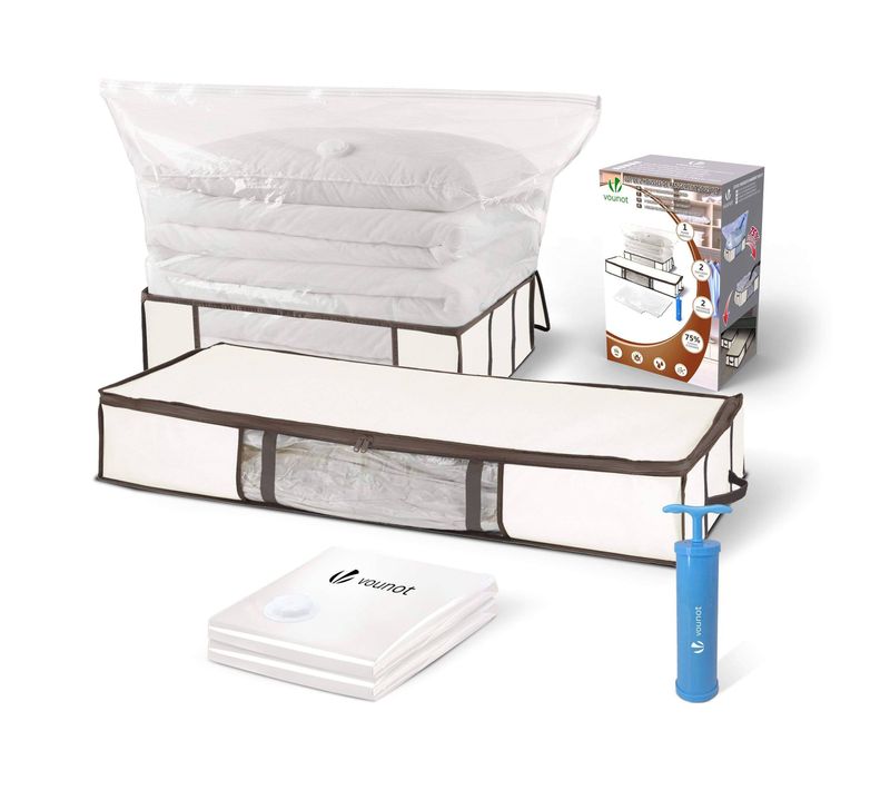 Lot De 5 Housses De Rangement Sous Vide Sous Lit