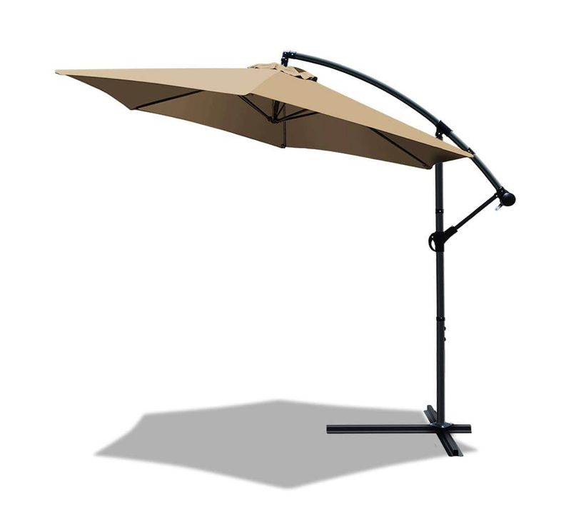 Parasol Deporte 3m Kaki Avec Housse De Protection