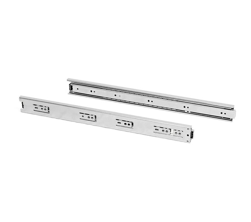 Paire De Coulisses à Billes Pour Tiroirs à Sortie Totale 45 Mm Longueur 35 Cm