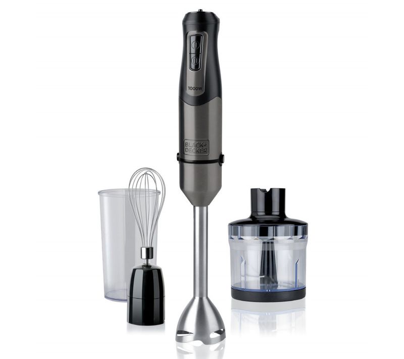 Mixeur Plongeant 1000w Noir - Bxhba1000e