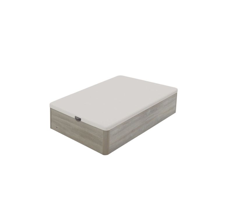 Sommier coffre 90x190 cm FLEX ROYAL gris