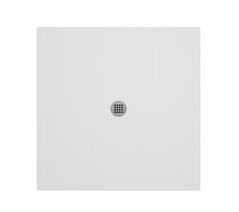 Receveur De Douche En Résine Extra Plat À Poser 90x90cm - Blanc - Ronda