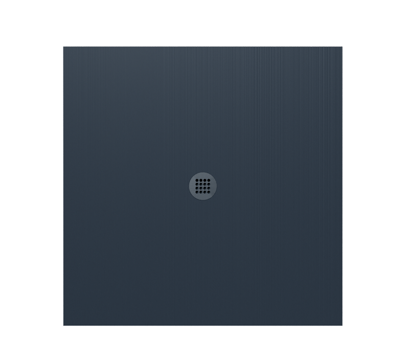 Receveur De Douche En Résine Extra Plat À Poser 90x90cm - Anthracite - Ronda