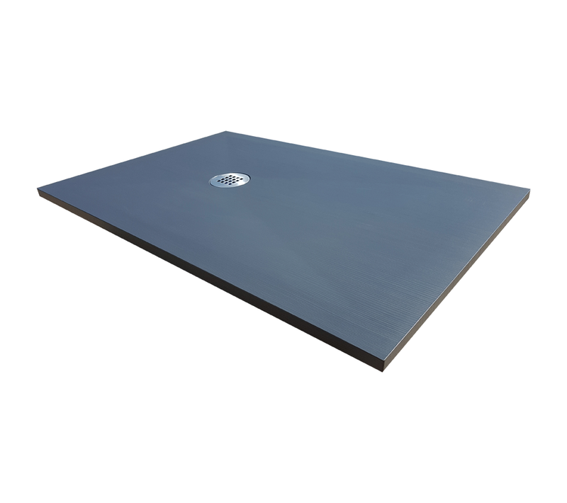 Receveur De Douche En Résine Extra Plat À Poser 80x120cm - Anthracite - Ronda