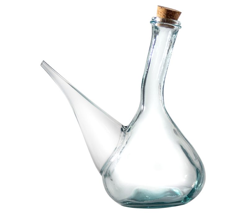 Porron En Verre 1 L Avec Bouchon En Liège En Verre
