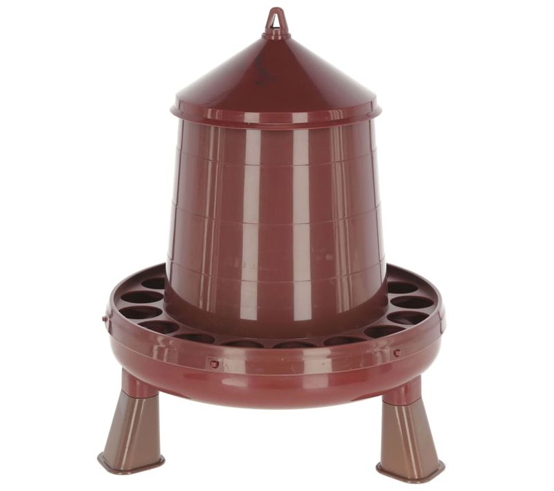 Mangeoire Automatique À Poulet 4 Kg Avec Pieds