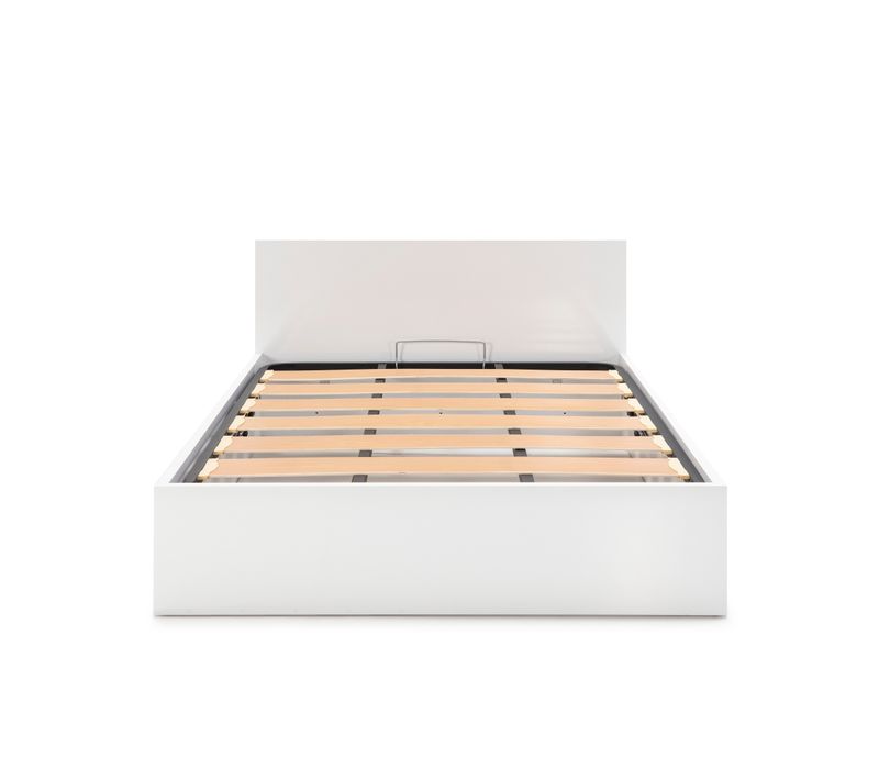 Lit coffre 160x200 cm BEST 3 blanc brillant