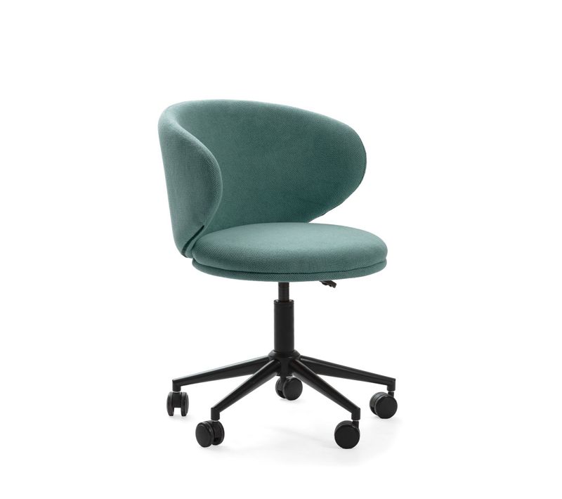 Chaise De Bureau En Tissu Et Métal