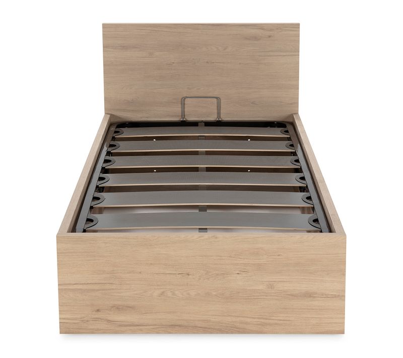 Lit coffre 90x190 cm BEST imitation chêne
