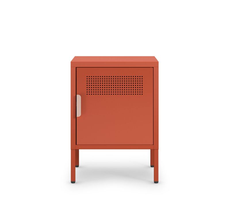 Table De Chevet 1 Porte En Métal L40cm