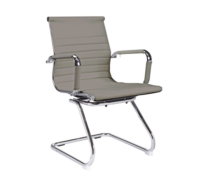 Fauteuil De Bureau En Simili, Couleur Gris, Executive