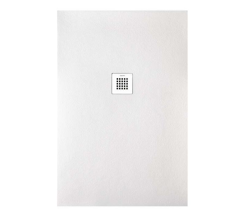 Receveur De Douche Strato Extra Plat Blanc - 100 X 80 Cm
