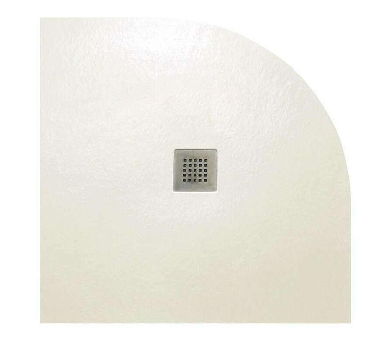 Receveur De Douche Quart De Cercle Strato 90 X 90 Cm - Beige
