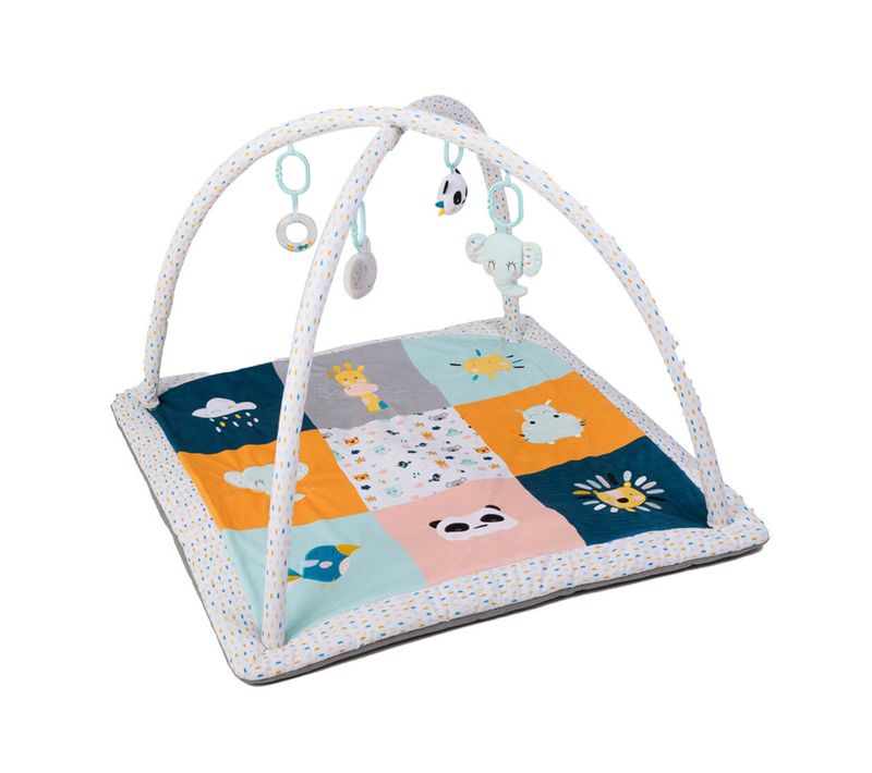 Tapis De Jeux Pour Bébé Avec Peluches Sensorielles - De 0 à 3 Ans
