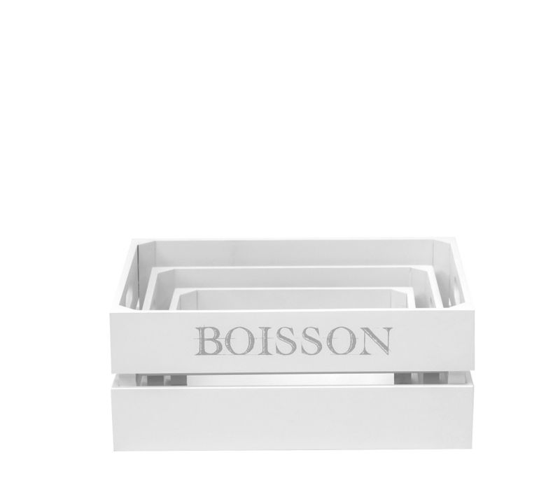 Asfeld Set 3 Cajas 17x28x15/32x23x12/27x18x10cm