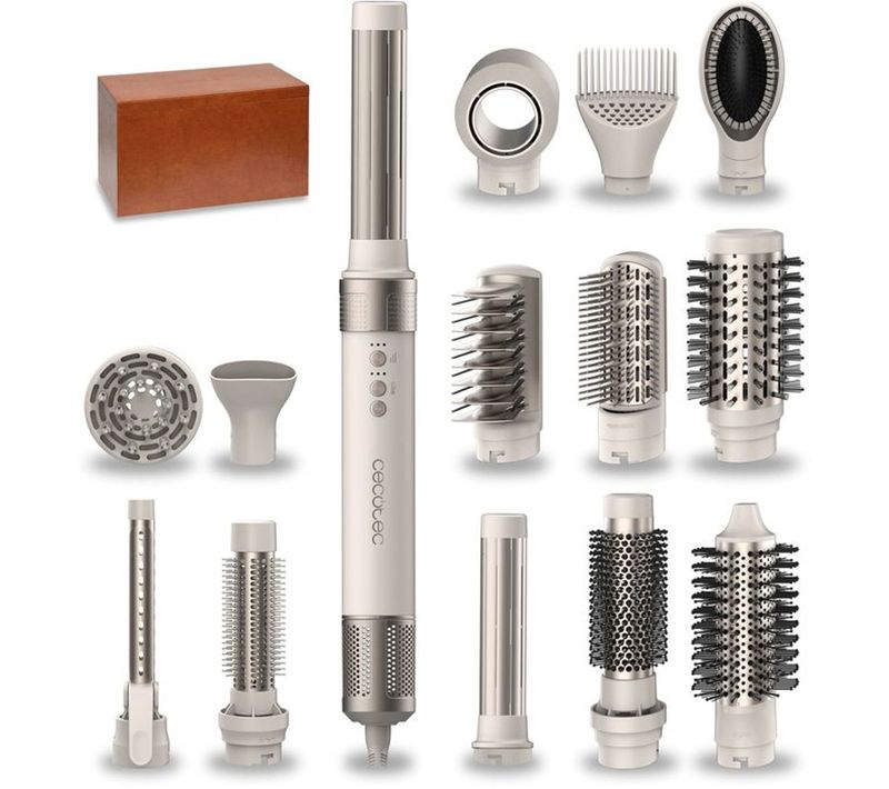 Brosse Soufflante Chaude 14 En 1 Coanda 1400 W Céramique Et Kératine