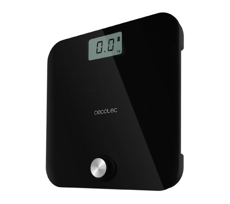 Balance Pèse-personne Avec Bouton-poussoir Ecopower 10000 Healthy Black