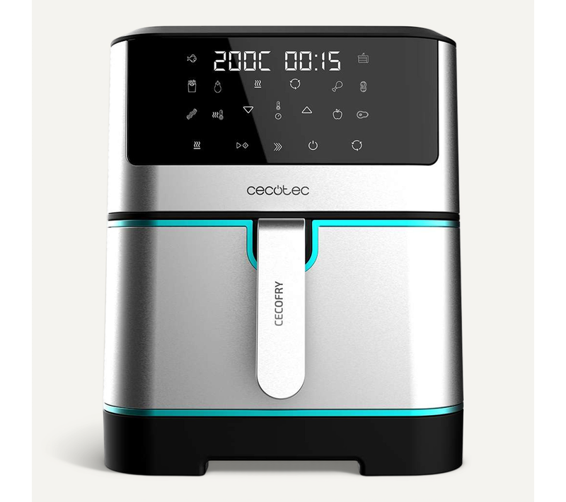 Friteuse Sans Huile De 8 L Cecofry Supreme 8000. Air Fryer De 1800 W, 10 Menus, Technologie