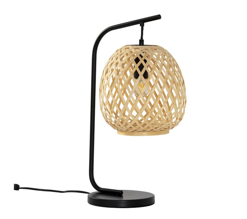 Lampe à Poser Reiko En Bamboo, Diamètre 50,5 Cm