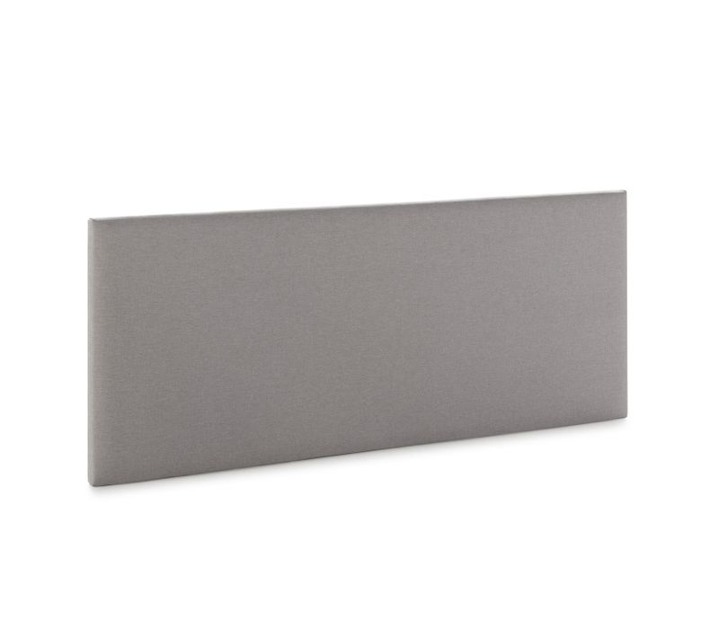 Tête De Lit Aura Recouverte De Tissu Gris Clair 160x60 Cm